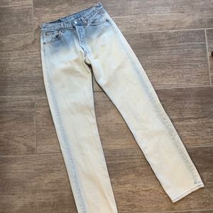 Vintage Levi's 501 Ombre High Waisted Mom Jeans